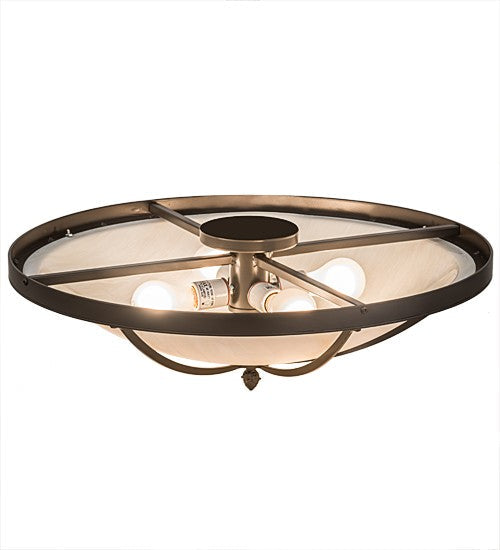 2nd Ave Lighting Dominga 24" Flushmount in Timeless Bronze