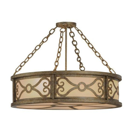 2nd Ave Lighting Donya 26" Semi-Flushmount in Corinth Finish
