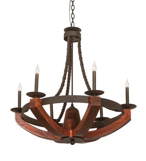 2nd Ave Lighting Doyle 34" Chandelier in Oil Rubbed Bronze Finish