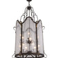 2nd Ave Lighting Dubrek 33” Wide 12 LT Foyer Lantern in Gilded Tobacco With Gold Finish