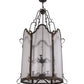 2nd Ave Lighting Dubrek 33” Wide 12 LT Foyer Lantern in Gilded Tobacco With Gold Finish