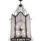 2nd Ave Lighting Dubrek 33” Wide 12 LT Foyer Lantern in Gilded Tobacco With Gold Finish