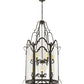 2nd Ave Lighting Dubrek 33" Wide 12 LT Foyer Lantern in Old Wrought Iron Finish