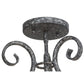 2nd Ave Lighting Easton 12" Wide 3 Light Flushmount in Graphite Pewter Finish