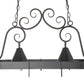 2nd Ave Lighting Elana 32" Long 2 LT Pot Rack in Blackwash Finish