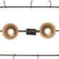 2nd Ave Lighting Elana 32" Long 2 LT Pot Rack in Blackwash Finish