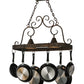 2nd Ave Lighting Elana 32" Long 2 LT Pot Rack in Gilded Tobacco Finish