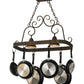 2nd Ave Lighting Elana 32" Long 2 LT Pot Rack in Gilded Tobacco Finish