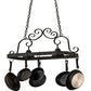 2nd Ave Lighting Elana 32" Long 2 Light Pot Rack in Antique Iron Gate Finish