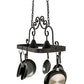 2nd Ave Lighting Elana 32" Long 2 Light Pot Rack in Antique Iron Gate Finish