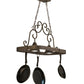 2nd Ave Lighting Elana 32" Long 2 Light Pot Rack in French Bronze