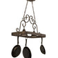 2nd Ave Lighting Elana 32" Long 2 Light Pot Rack in French Bronze