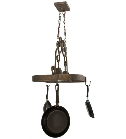 2nd Ave Lighting Elana 32" Long 2 Light Pot Rack in French Bronze
