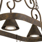2nd Ave Lighting Elana 32" Long 2 Light Pot Rack in French Bronze