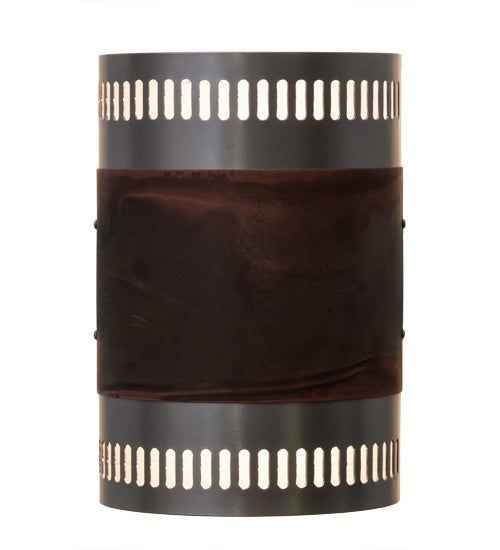 2nd Ave Lighting Elements 8" Wall Sconce With Nickel Acid Burnt Copper Finish