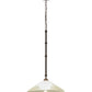 2nd Ave Lighting Elijah 18" Wide Pendant in Gilded Tobacco Finish