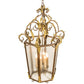2nd Ave Lighting Elisa 25" Wide 8 Light Pendant in Light Tobacco and Antique Gold Finish