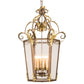 2nd Ave Lighting Elisa 25" Wide 8 Light Pendant in Light Tobacco and Antique Gold Finish