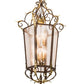 2nd Ave Lighting Elisa 35" Pendant in Light Tobacco and Antique Gold Finish