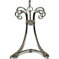 2nd Ave Lighting Elon 34.5" Wide 6 Light Chandelier in Brushed Nickel Finish