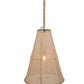 2nd Ave Lighting Empire 24" Wide Textrene Pendant With Satin Black Finish