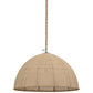 2nd Ave Lighting Empire 36" Dome Textrene Pendant in Timeless Bronze