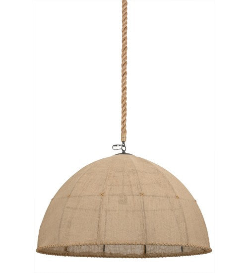 2nd Ave Lighting Empire 36" Dome Textrene Pendant in Timeless Bronze