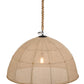 2nd Ave Lighting Empire 36" Dome Textrene Pendant in Timeless Bronze