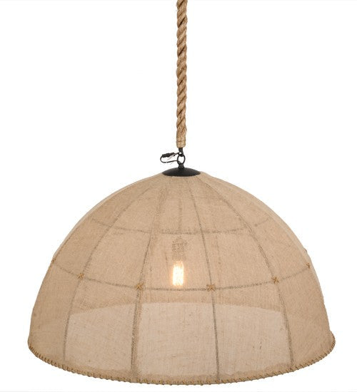 2nd Ave Lighting Empire 36" Dome Textrene Pendant in Timeless Bronze