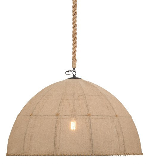 2nd Ave Lighting Empire 36" Dome Textrene Pendant in Timeless Bronze