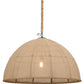 2nd Ave Lighting Empire 36" Dome Textrene Pendant in Timeless Bronze