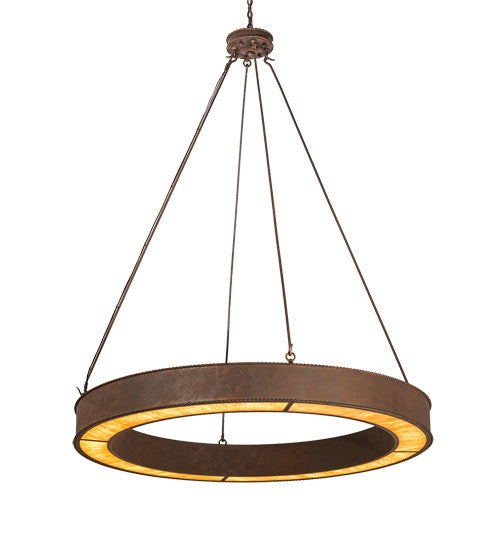 2nd Ave Lighting Escabroso 60" Wide Chandelier in Rusty Nail Finish