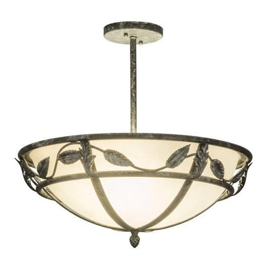 2nd Ave Lighting Estelle 18" Semi-Flushmount With Smoke Finish