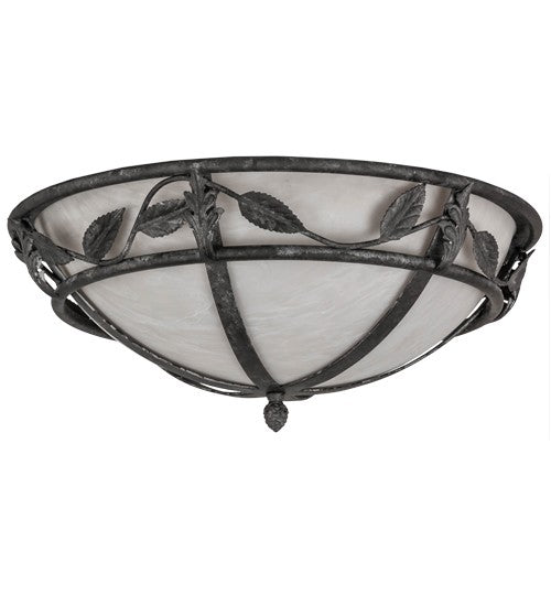 2nd Ave Lighting Estelle 18" Wide Flushmount in Smoke Finish