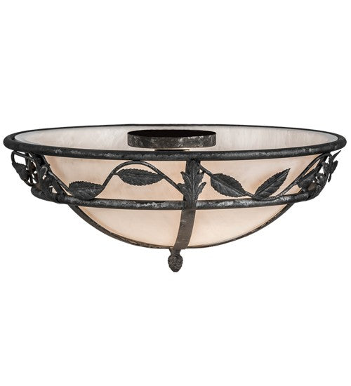 2nd Ave Lighting Estelle 18" Wide Flushmount in Smoke Finish