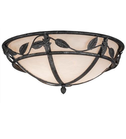 2nd Ave Lighting Estelle 18" Wide Flushmount in Smoke Finish