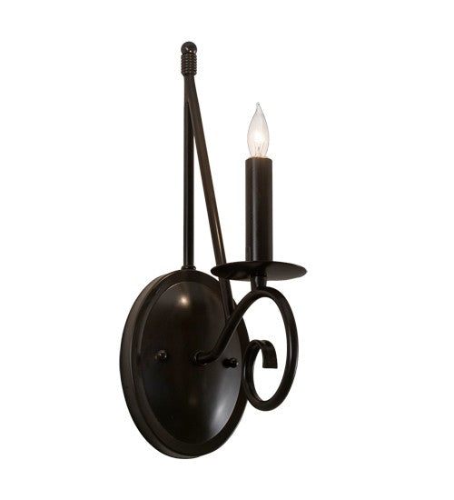 2nd Ave Lighting Estrella 5" Wide Wall Sconce in Timeless Bronze Finish