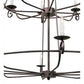 2nd Ave Lighting Estrella 60" Wide 24 LT Three Tier Chandelier in Mahogany Bronze