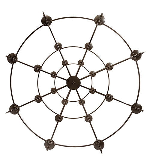 2nd Ave Lighting Estrella 60" Wide 24 Light Three Tier Chandelier in Timeless Bronze Finish