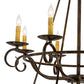 2nd Ave Lighting Estrella 60" Wide Three Tier 24 Light Chandelier in Delmonico Bronze