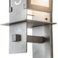 2nd Ave Lighting Estructura 6.5" Wall Sconce in Pewter Finish