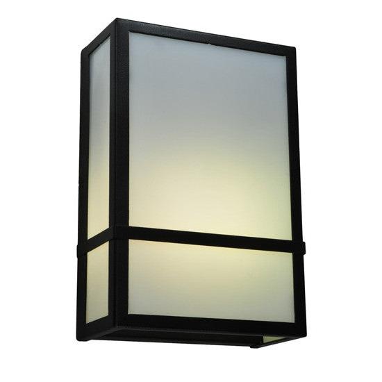 2nd Ave Lighting Ethan 8" Wall Sconce in Blackwash Finish