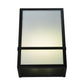 2nd Ave Lighting Ethan 8" Wall Sconce in Blackwash Finish