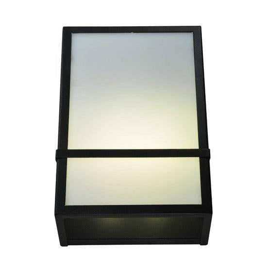 2nd Ave Lighting Ethan 8" Wall Sconce in Blackwash Finish
