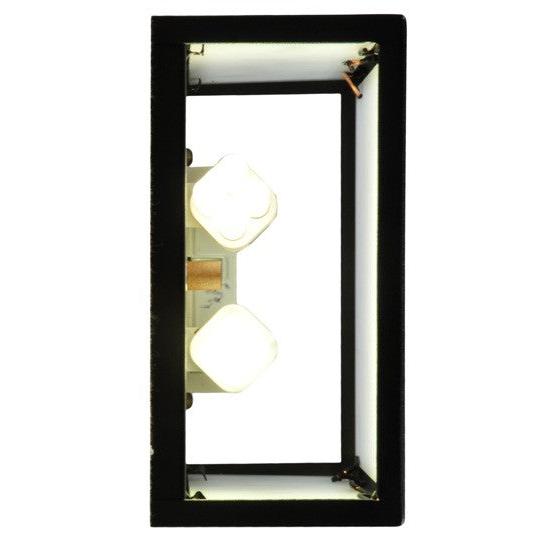 2nd Ave Lighting Ethan 8" Wall Sconce in Blackwash Finish