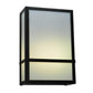 2nd Ave Lighting Ethan 8" Wall Sconce in Blackwash Finish