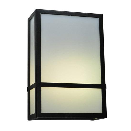 2nd Ave Lighting Ethan 8" Wall Sconce in Blackwash Finish