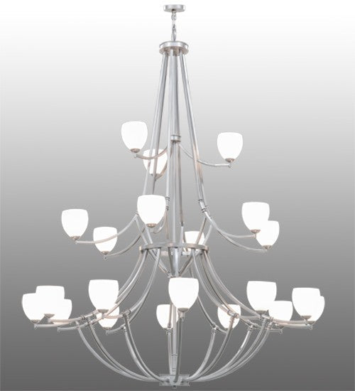 2nd Ave Lighting Everett 84" Wide 21 LT Three Tier Chandelier in Nickel Finish