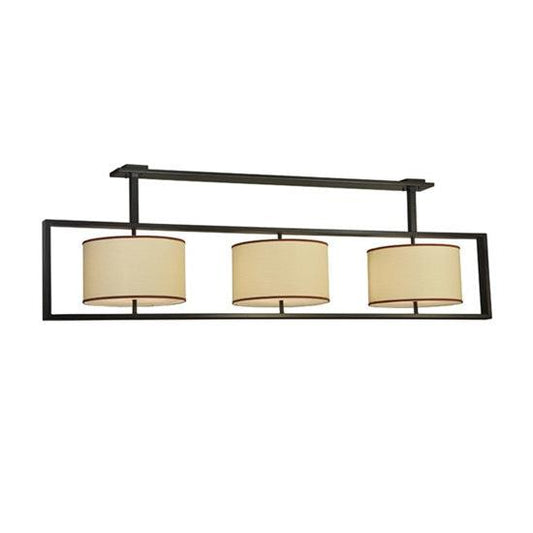 2nd Ave Lighting Farm Table 100" Oblong Pendant in Timeless Bronze Finish