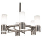 2nd Ave Lighting Farmington 48" Wide 6 LT Chandelier in Nickel Finish